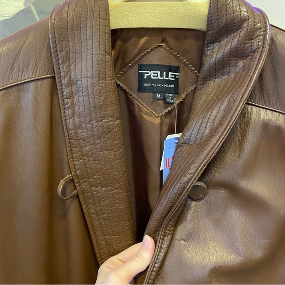 100% Leather - Vintage Pelle Trench-Coat - Picture 3 of 13